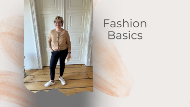 Cardigan und schlichte Hose- zwei Basics