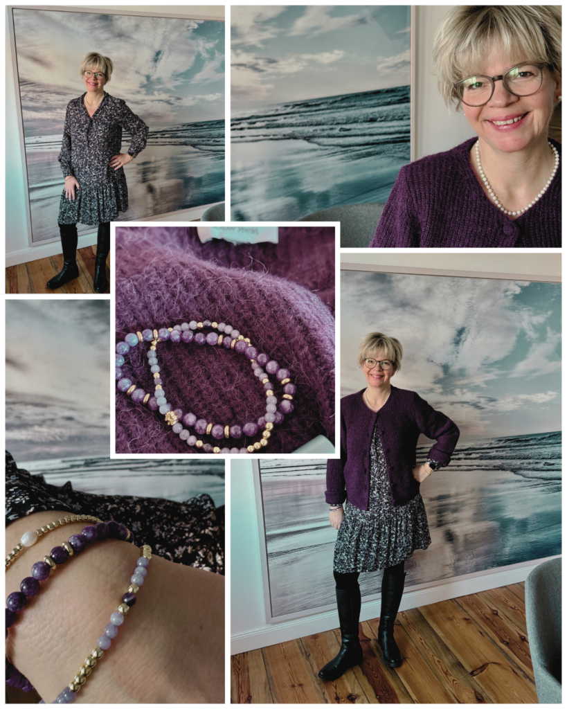 Outfit der Woche-Lila Cardigan-Blümchenkleid-lifewithaglow Outfit der Woche-Lila Cardigan-Blümchenkleid-lifewithaglow