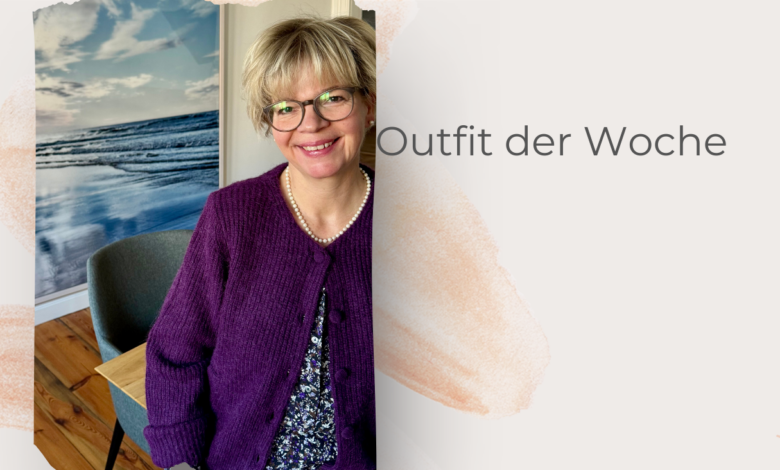 Outfit der Woche-Lila Cardigan-Blümchenkleid-lifewithaglow