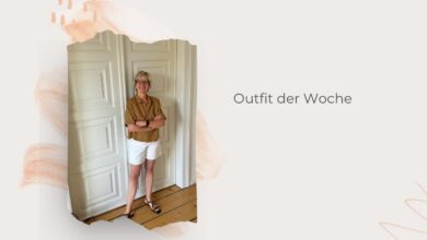 Die weiße Jeansshorts ü50-mit Leinenbluse-Outfit der Woche-lifewithaglow